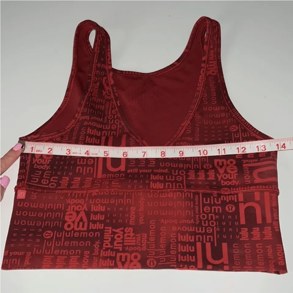 Lululemon Athletica Red Tank Top - Picture 3 of 9